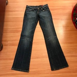 Seven flare jeans, sparkle booty